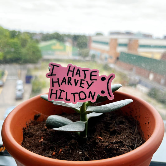 I HATE HARVEY HILTON Stickers